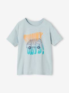 Jungenkleidung-Shirts, Poloshirts & Rollkragenpullover-Shirts-Jungen T-Shirt mit Message-Print Oeko-Tex
