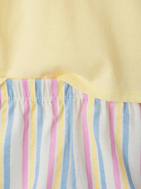 Mädchen Sommer-Schlafanzug Oeko-Tex - pastellgelb - 7