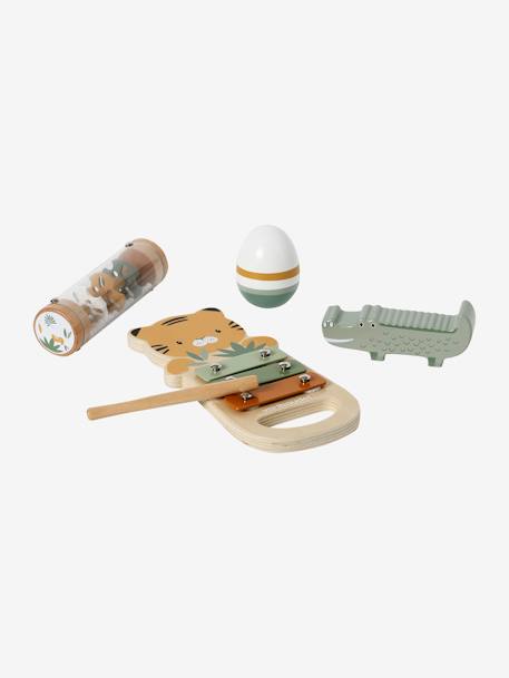 4-teiliges Set Baby Musikinstrumente TANSANIA, Holz FSC® - natur - 3