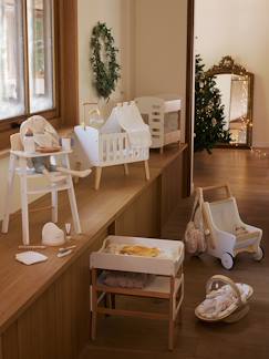 Spielzeug-Puppen-Babypuppen & Zubehör-Puppenbett PETITE MAISON Holz FSC®