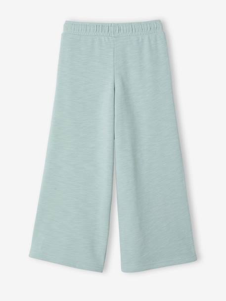 Weite Mädchen Jogginghose mit Recycling-Polyester - aqua - 2