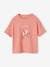 Mädchen T-Shirt Oeko-Tex - koralle+pastellgelb - 1