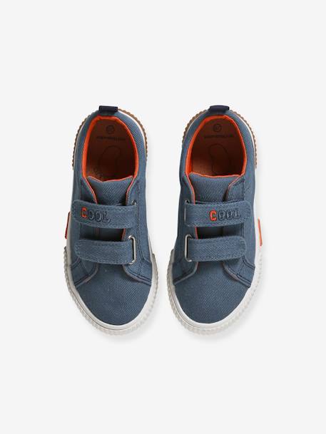 Kinder Stoff-Sneakers mit Klett - indigo-blau - 4