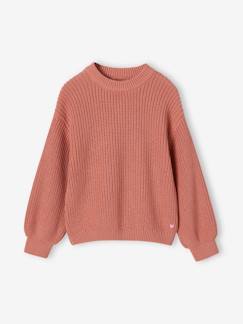 Maedchenkleidung-Pullover, Strickjacken & Sweatshirts-Pullover-Mädchen Pullover aus Rippstrick Oeko-Tex
