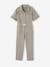 Mädchen Jumpsuit aus Sweatware Oeko-Tex - khaki - 1