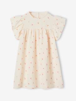 Maedchenkleidung-Kurzärmeliges Mädchen Kleid