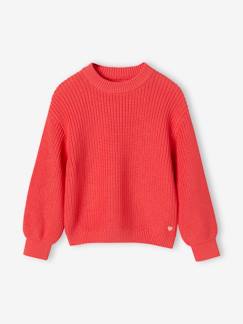 Maedchenkleidung-Pullover, Strickjacken & Sweatshirts-Mädchen Pullover aus Rippstrick Oeko-Tex