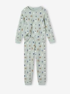 Jungenkleidung-Jungen Schlafanzug aus Ripp-Jersey Oeko-Tex