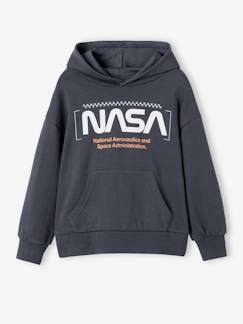 Jungenkleidung-Pullover, Strickjacken, Sweatshirts-Sweatshirts-Kinder Kapuzensweatshirt NASA