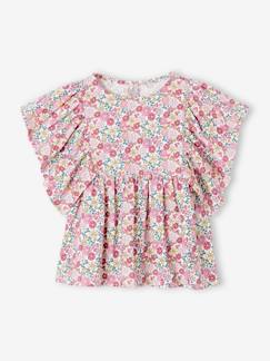 Maedchenkleidung-Shirts & Rollkragenpullover-Shirts-Mädchen Blusenshirt mit Recycling-Polyester