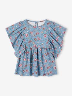 Maedchenkleidung-Mädchen Blusenshirt mit Recycling-Polyester