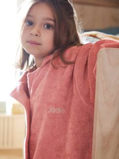 Maedchenkleidung-Bademäntel-Kinder Bademantel mit Recycling-Baumwolle, personalisierbar