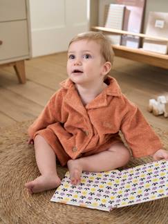 Babymode-Baby Bademantel mit Recycling-Baumwolle, personalisierbar