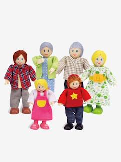 Spielzeug-Puppenfamilie, 6 Puppen HAPE