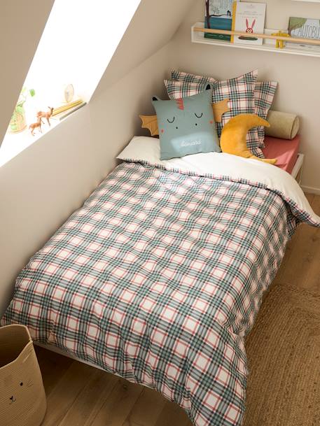 Kinder Bettwäsche-Set DRACHE mit Recycling-Baumwolle Oeko-Tex - weiß bedruckt - 8