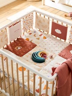 Dekoration & Bettwäsche-Baby Bettumrandung HAPPY SKY Bio-Baumwolle