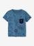 Baby T-Shirt mit Dschungelprint Oeko-Tex - blau+wollweiß - 1