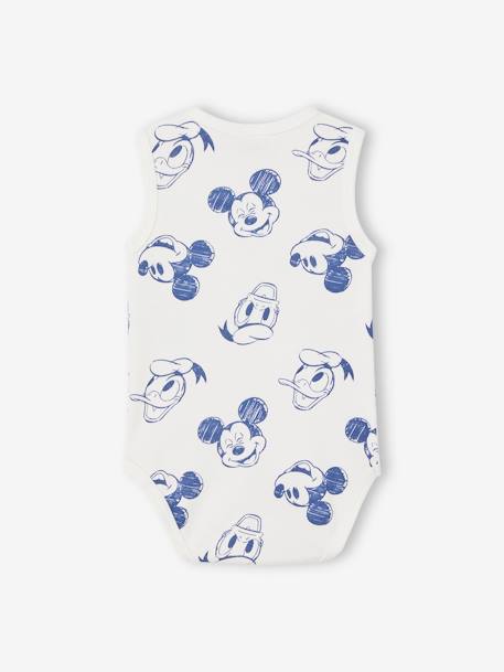 2er-Pack ärmellose Baby Bodys Disney MICKY MAUS - himmelblau - 4