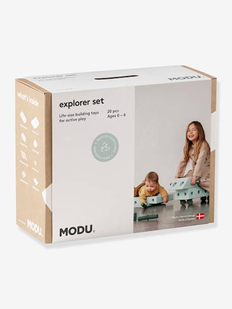 Kinder Konstruktionsspielzeug Modu Explorer MODU - grün - 1