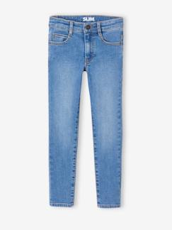 Jungenkleidung-Jungen Slim-Fit-Jeans WATERLESS, Hüftweite SLIM