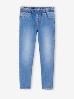 Jungenkleidung-Jeans-Jungen Slim-Jeans mit Dehnbund BASIC