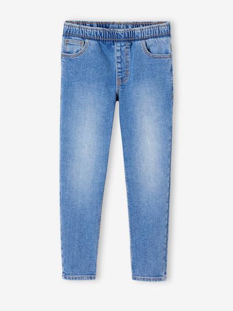 Jungen Slim-Jeans mit Dehnbund BASIC - blue stone - 1