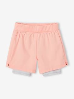 Maedchenkleidung-Shorts & Bermudas-Mädchen 2-in-1 Sport-Shorts