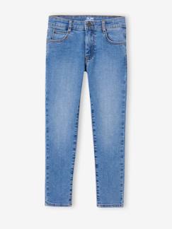 Jungenkleidung-Jeans-Jungen Slim-Fit-Jeans WATERLESS, Hüftweite REGULAR Oeko Tex