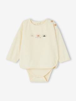 Babymode-Shirts & Rollkragenpullover-Baby Shirtbody aus Bio-Baumwolle