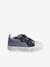 Kinder Stoff-Sneakers mit Klett und Anziehtrick - set blau - 2