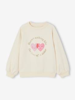 Maedchenkleidung-Mädchen Sweatshirt mit Recycling-Polyester
