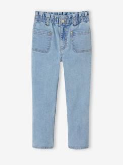Maedchenkleidung-Hosen-Die UNVERWÜSTLICHE, robuste Mädchen Paperbag-Jeans