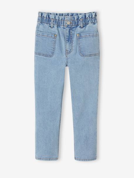 Die UNVERWÜSTLICHE, robuste Mädchen Paperbag-Jeans - double stone - 1
