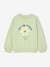 Mädchen Sweatshirt mit Recycling-Polyester - mandelgrün+wollweiß - 1