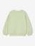 Mädchen Sweatshirt mit Recycling-Polyester - mandelgrün+wollweiß - 2