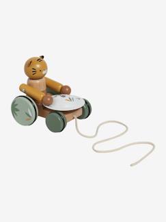 Spielzeug-Baby-Musik-Baby Nachzieh-Tiger TANSANIA aus Holz FSC®