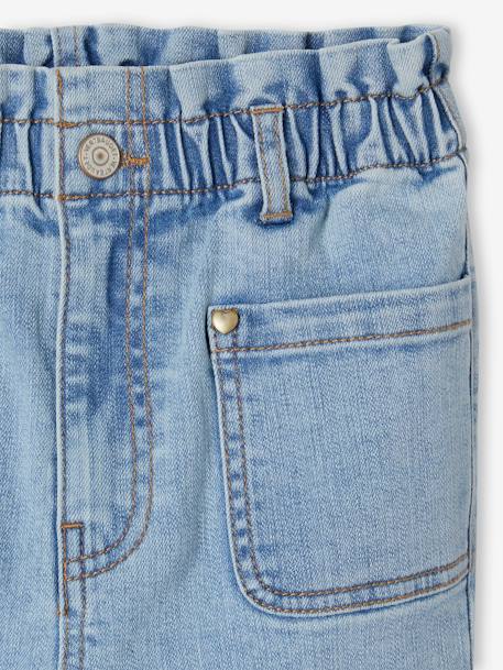 Die UNVERWÜSTLICHE, robuste Mädchen Paperbag-Jeans - double stone - 3