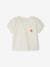 Baby T-Shirt mit Häkelblume Oeko-Tex - wollweiß - 1