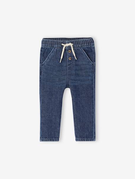 Baby Jeans aus Light-Denim - bleached+dunkelblau - 8
