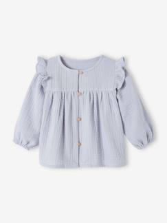 Babymode-Hemden & Blusen-Mädchen Baby Volant-Bluse