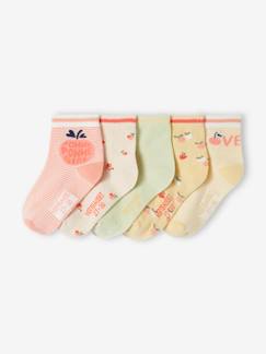 Maedchenkleidung-Unterwäsche, Socken, Strumpfhosen-5er-Pack Mädchen Socken Oeko-Tex