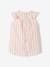 Baby Kleid aus gestreiftem Seersucker - rosa - 3
