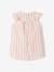 Baby Kleid aus gestreiftem Seersucker - rosa - 3