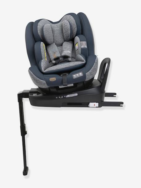 Kindersitz Seat3Fit i-Size Air Melange CHICCO, 40-125 cm, Gr. 0+/1/2 - graublau+schwarz - 4