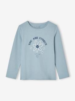 Maedchenkleidung-Mädchen Shirt mit Messageprint BASIC Oeko-Tex