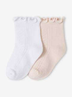 Babymode-Socken & Strumpfhosen-2er-Pack festliche Mädchen Baby Socken Oeko-Tex