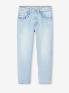 Maedchenkleidung-Hosen-Gerade Mädchen Jeans, Hüftweite COMFORT