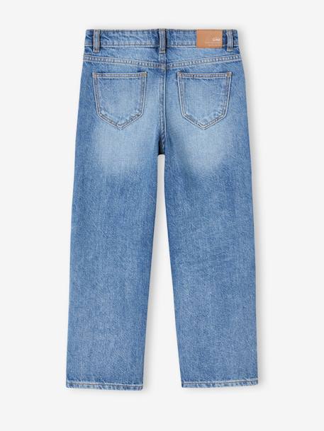 Gerade Mädchen Jeans, Hüftweite COMFORT - bleached+blue stone - 7