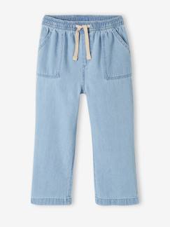 Maedchenkleidung-Mädchen Loose-fit-Jeans mit Schlupfbund Oeko-Tex
