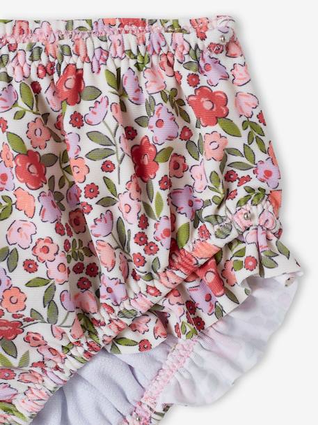Mädchen Baby-Set mit UV-Schutz: Shirt, Badehose & Sonnenhut Oeko-Tex - rosa - 8